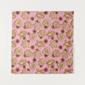 kerstkoekjes wandkleed (Voorkant (horizontaal))