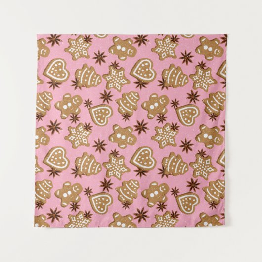 kerstkoekjes wandkleed (Voorkant (horizontaal))