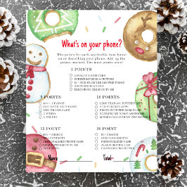 Kerstkoekjes Wat is er op uw telefoon spel