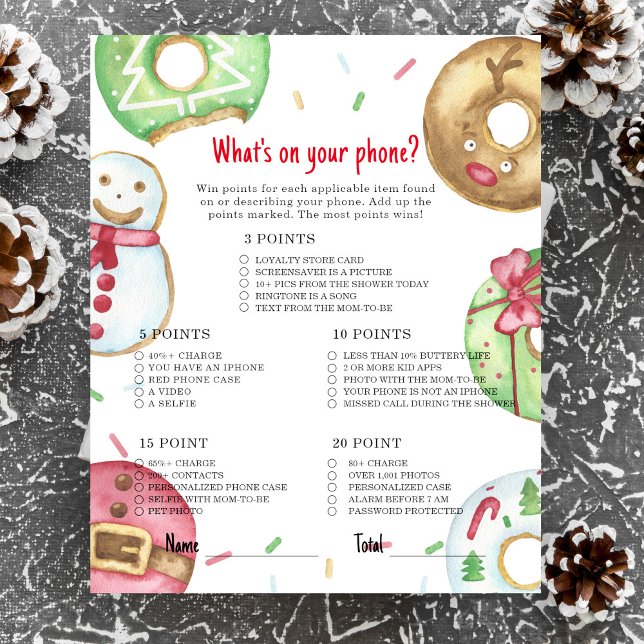 Kerstkoekjes Wat is er op uw telefoon spel (Creator heeft geüpload)