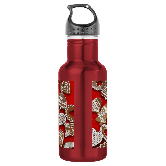 kerstkoekjes waterfles  (Achterkant)