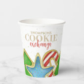 Kerstkoekjes Whimsical Sweet Holiday Cute Fun Papieren Bekers (Voorkant)