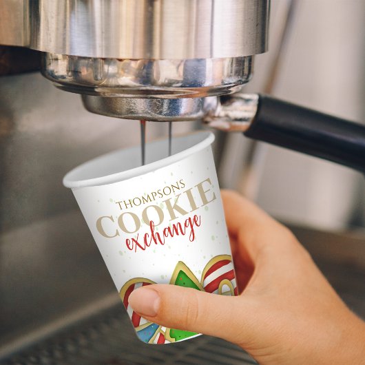 Kerstkoekjes Whimsical Sweet Holiday Cute Fun Papieren Bekers