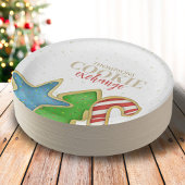 Kerstkoekjes Whimsical Sweet Holiday Cute Fun Papieren Bordje