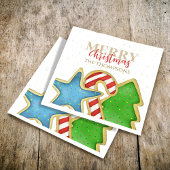 Kerstkoekjes Whimsical Sweet Holiday Cute Fun Servet