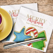 Kerstkoekjes Whimsical Sweet Holiday Cute Fun Servet