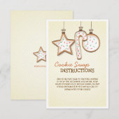 Kerstkoekjes Wissel Instructiekaart (Voorkant / Achterkant)