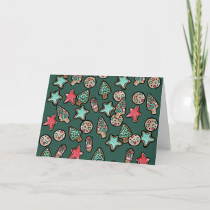 Kerstkoekjes Xmas Koekjes Versieren Feestje     Kaart