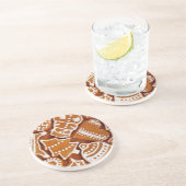 kerstkoekjes zandsteen onderzetter (Zijkant)