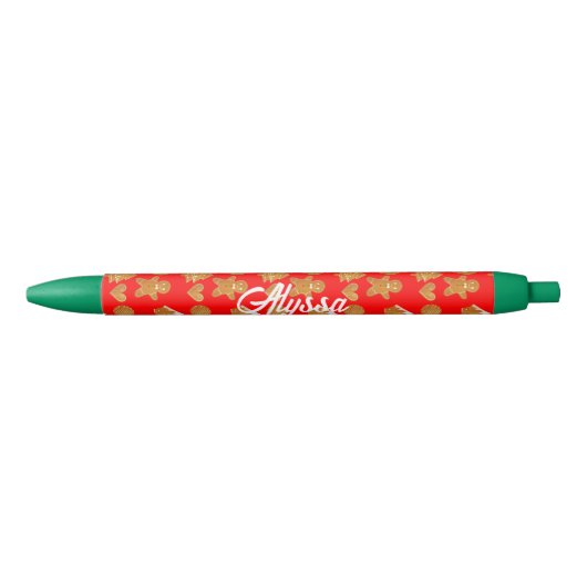 kerstkoekjes zwarte inkt pen (Voorkant)