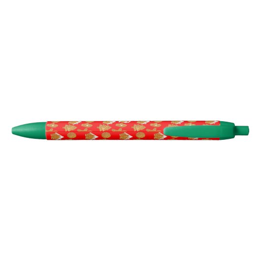 kerstkoekjes zwarte inkt pen (Achterkant)