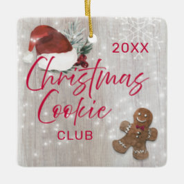 Kerstkoekjesbakkerij Keramisch Ornament