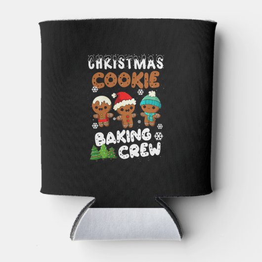 Kerstkoekjesbakkerij | kerstcadeau blikjeskoeler (Voorkant)