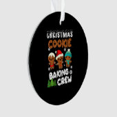 Kerstkoekjesbakkerij | kerstcadeau ornament (voorkant)