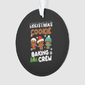 Kerstkoekjesbakkerij | kerstcadeau ornament (voorkant)