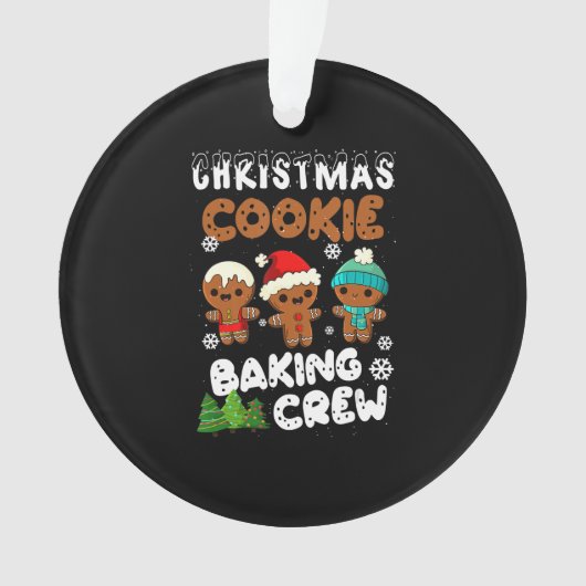 Kerstkoekjesbakkerij | kerstcadeau ornament (voorkant)