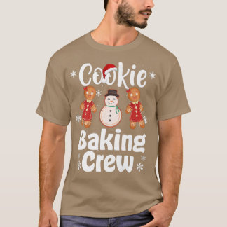 Kerstkoekjesbakkerij met bemanning Funny Pajamas F T-shirt