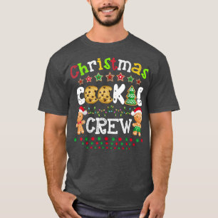 Kerstkoekjesbakkerij met bemanning Funny Pajamas F T-shirt