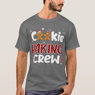 Kerstkoekjesbakkerij met bemanning Funny Pajamas F T-shirt