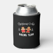 Kerstkoekjesbakteam | ontbijtkoek blikjeskoeler (Blikje Voorkant)