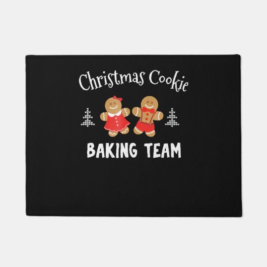 Kerstkoekjesbakteam | ontbijtkoek deurmat (Voorkant)