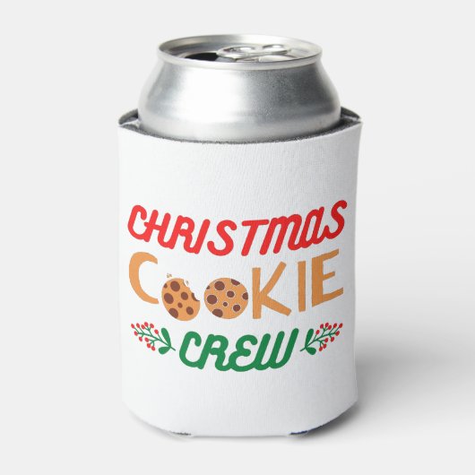 Kerstkoekjesbemanning Blikjeskoeler (Blikje Voorkant)