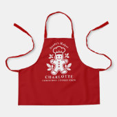 Kerstkoekjesbemanning Kerstmannetje Helpertje Kind Schort (Voorkant)