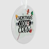Kerstkoekjesbemanning Ornament (voorkant)