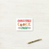 Kerstkoekjesbemanning Post-it® Notes (Op bureau)