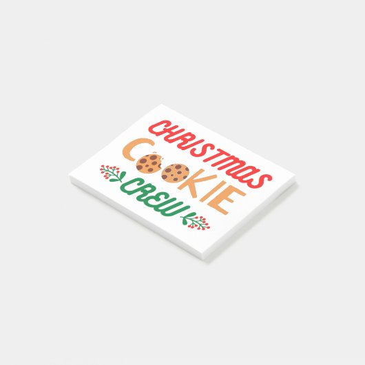 Kerstkoekjesbemanning Post-it® Notes (Schuin)