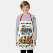 Kerstkoekjesbemanning Schort (Gedragen)