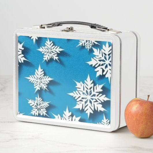 Kerstkoekjesblik - Winter Scene Lunch Box (In situ)