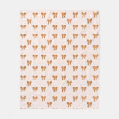 Kerstkoekjesbogen Fleece Deken (Voorkant)