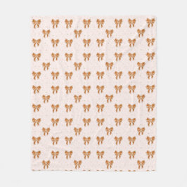 Kerstkoekjesbogen Fleece Deken