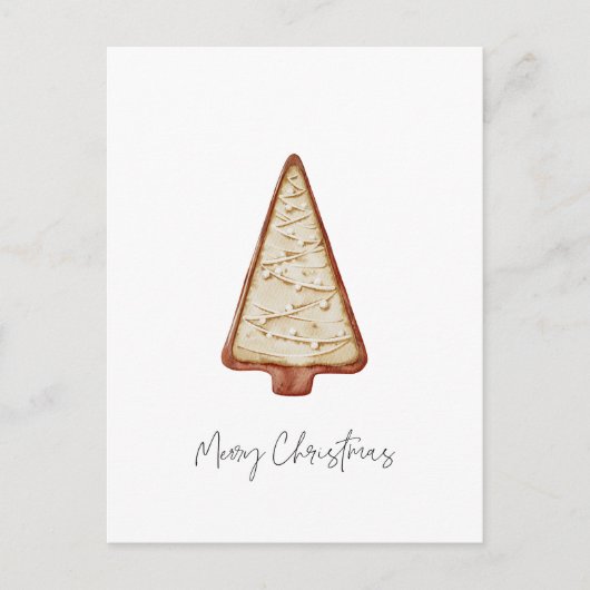 Kerstkoekjesboom Briefkaart (Voorkant)