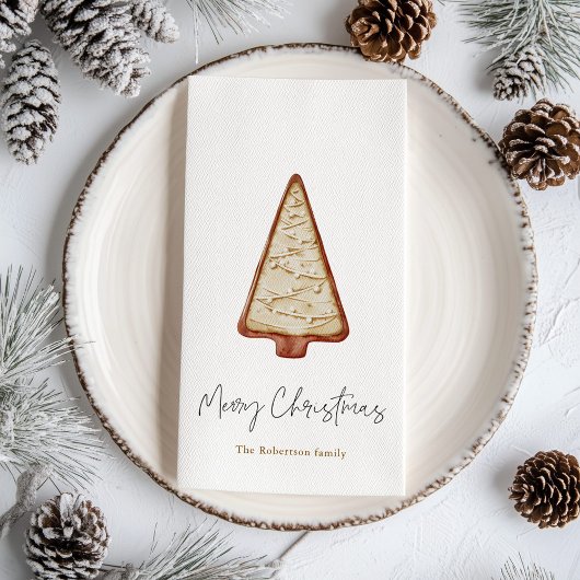 Kerstkoekjesboom Servet