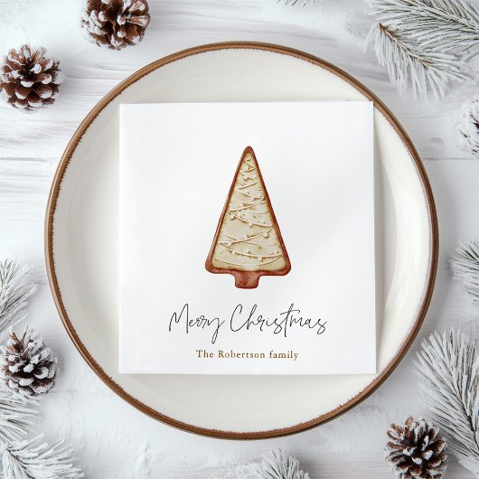 Kerstkoekjesboom Servet