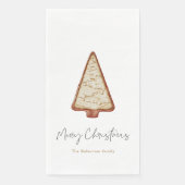 Kerstkoekjesboom Servet (Voorkant)