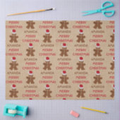 kerstkoekjesbrood, koekjes, aangepaste naam tissuepapier (Craft)