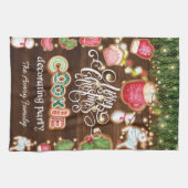 Kerstkoekjesdecorteerpartij op maat theedoek (Horizontaal)