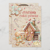 Kerstkoekjesdeeg Kaart (Voorkant / Achterkant)