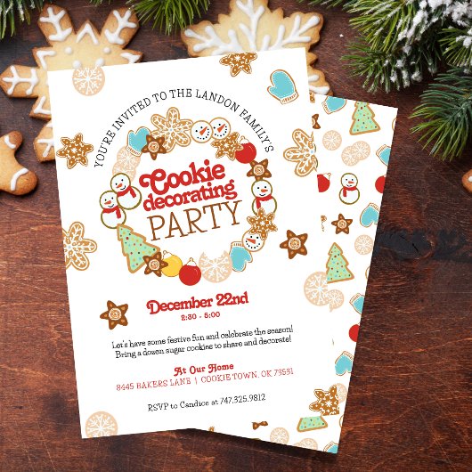 Kerstkoekjesdeeg Kaart