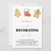 Kerstkoekjesdeeg Kaart (Voorkant)