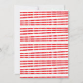 Kerstkoekjesfeest met de Kerstman in de sneeuw Kaart (Achterkant)