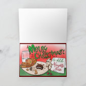 KerstkoekjesKaart Feestdagen Kaart (Binnen)