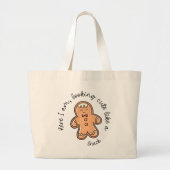 kerstkoekjeskoekje grote tote bag (Voorkant)