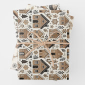 kerstkoekjeskoekje inpakpapier vel (In situ)