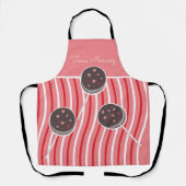 Kerstkoekjeskoekje Pop Baking Team Name Peppermint Schort (Voorkant)