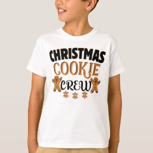 Kerstkoekjeskoekjes en bakkersbemanningsleden t-shirt