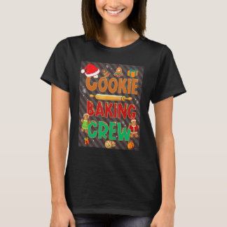 Kerstkoekjeskoekjes voor het bakken van Crew Pajam T-shirt